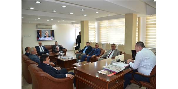Muhtarlar Derneği Başkanlarından Başkan Tekin'e Ziyaret