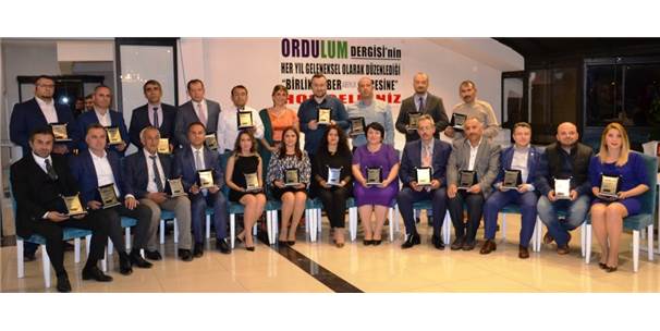 Ordulum Dergisi Ödülleri Sahiplerini Buldu