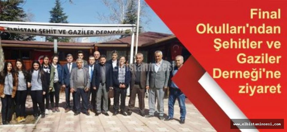 Final Okulları’ndan Şehitler ve Gaziler Derneği’ne ziyaret