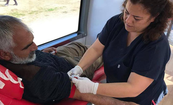 Alevi Kültür Merkezi, Kızılay Derneği işbirliğinde kan bağış kampanyası düzenlendi