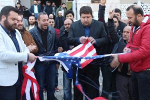 Bursa Gaziantepliler Derneği'nden ABD'ye yönelik Kudüs eylemi