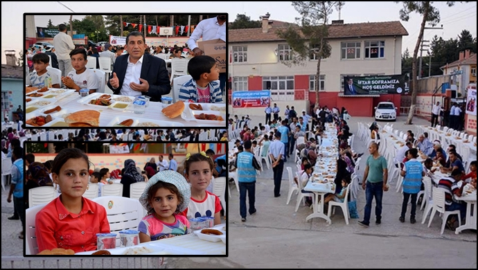 Suriyeli yetim çocuklara iftar