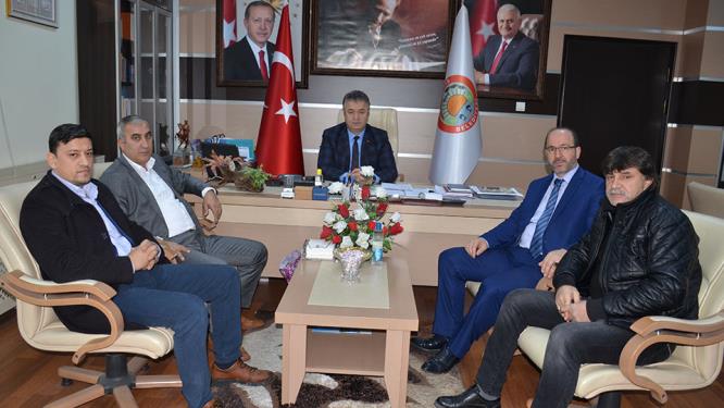 Topaloğlu'na teşekkür ziyareti